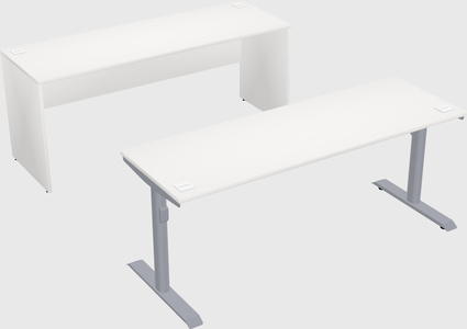 Dual motor electric desk