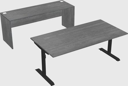 Dual motor electric desk