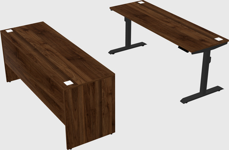 Dual motor electric desk