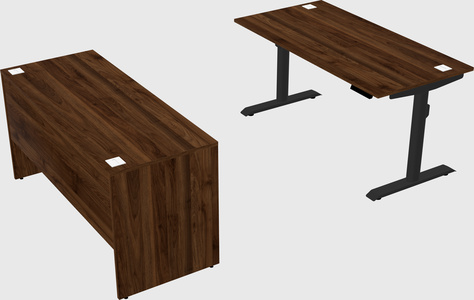 Dual motor electric desk