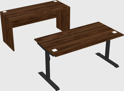 Dual motor electric desk
