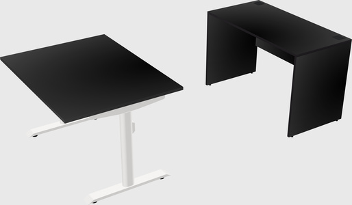 Dual motor electric desk