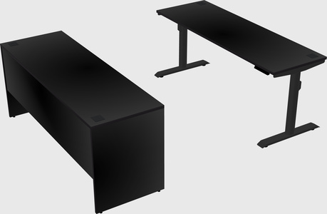 Dual motor electric desk