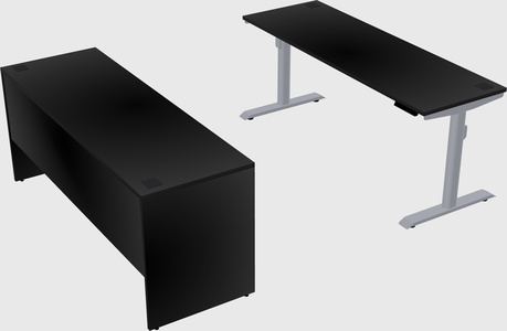 Dual motor electric desk