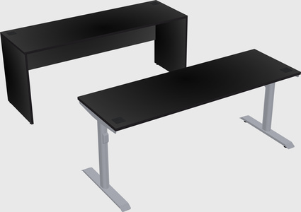 Dual motor electric desk