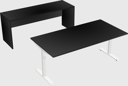 Dual motor electric desk