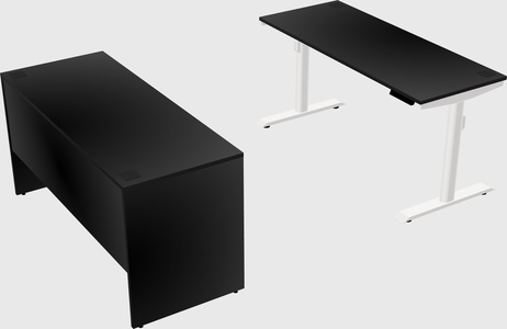 Dual motor electric desk