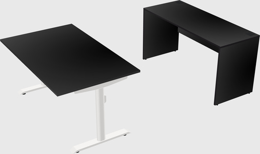 Dual motor electric desk
