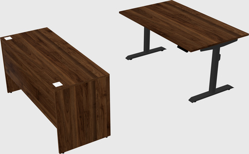 Dual motor electric desk