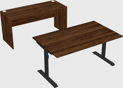 Dual motor electric desk