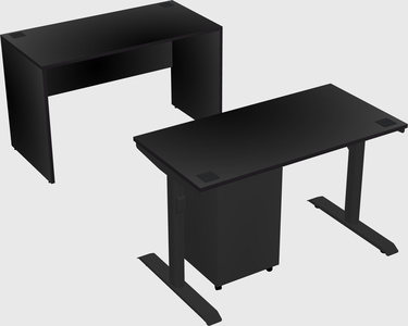 Dual motor electric desk