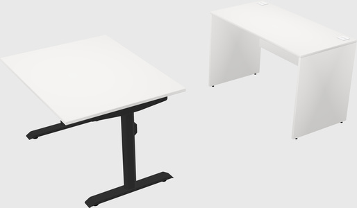 Dual motor electric desk
