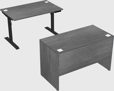 Dual motor electric desk