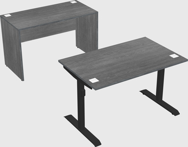Dual motor electric desk