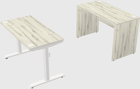 Dual motor electric desk