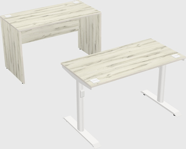 Dual motor electric desk
