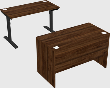 Dual motor electric desk