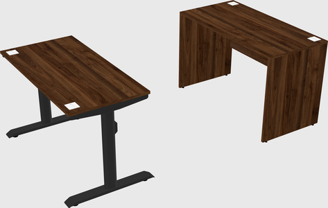 Dual motor electric desk
