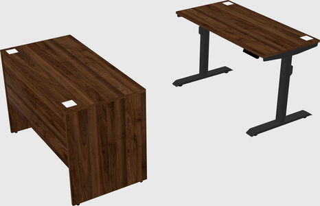 Dual motor electric desk