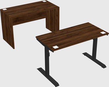 Dual motor electric desk