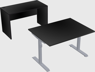 Dual motor electric desk