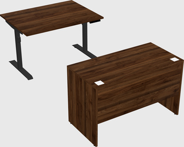 Dual motor electric desk