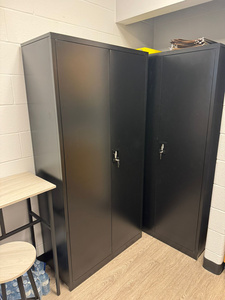 Metal storage cabinet