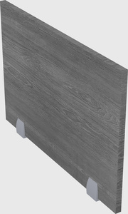 Desk privacy panel