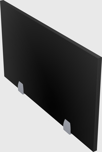 Desk privacy panel