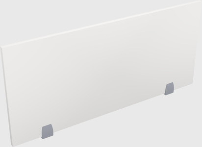 Desk privacy panel