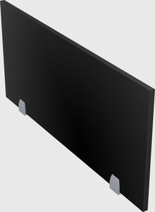 Desk privacy panel