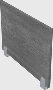 Desk privacy panel