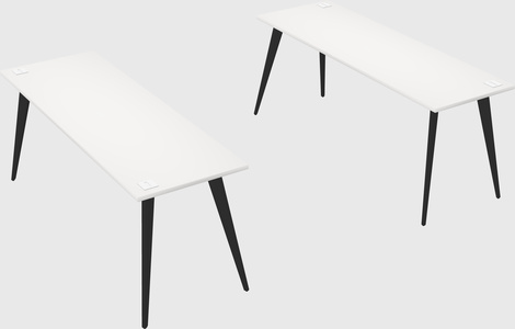 Modernong desk ng opisina
