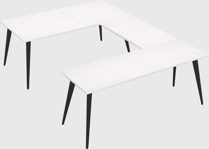 Modernong desk ng opisina