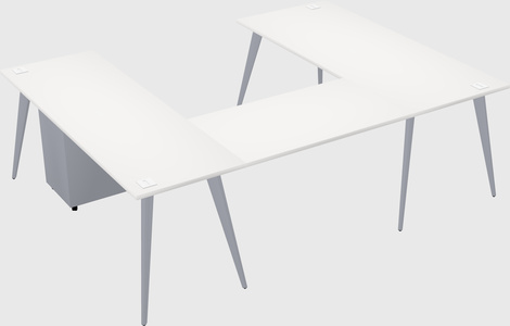 Modernong desk ng opisina