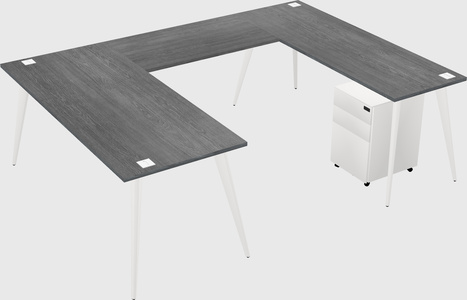 Modernong desk ng opisina