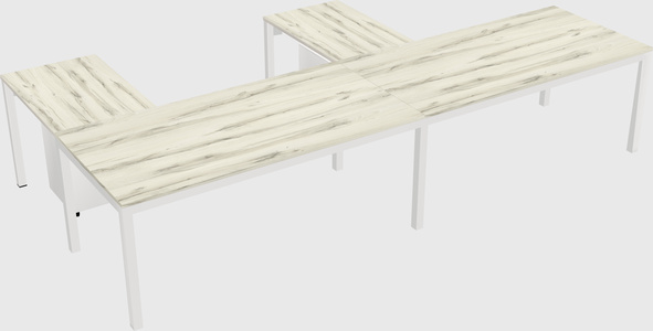 L-shaped desk