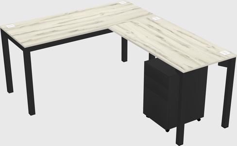 Bureau en forme de l