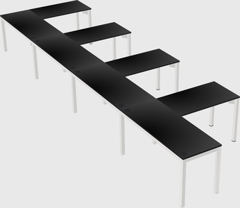 Bureau en forme de l