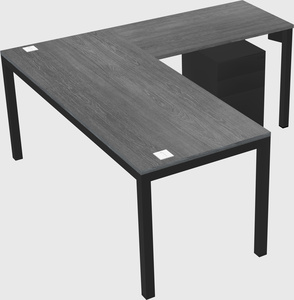 L-förmiger schreibtisch