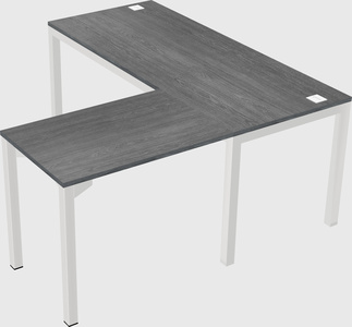 L-shaped na mesa