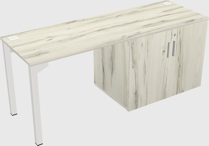Desk With Storage Cabinet