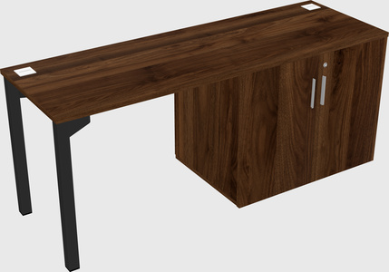 Desk With Storage Cabinet