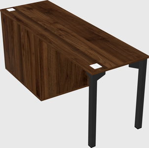Desk with storage cabinet