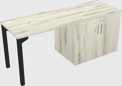 Desk With Storage Cabinet