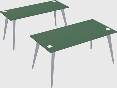 Modernong desk ng opisina
