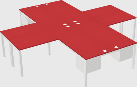 Quad desk