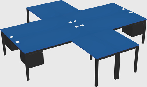 Quad desk