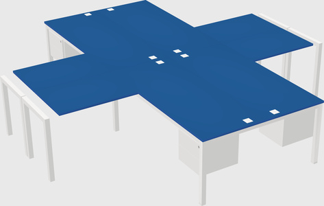 Quad desk