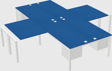 Quad desk